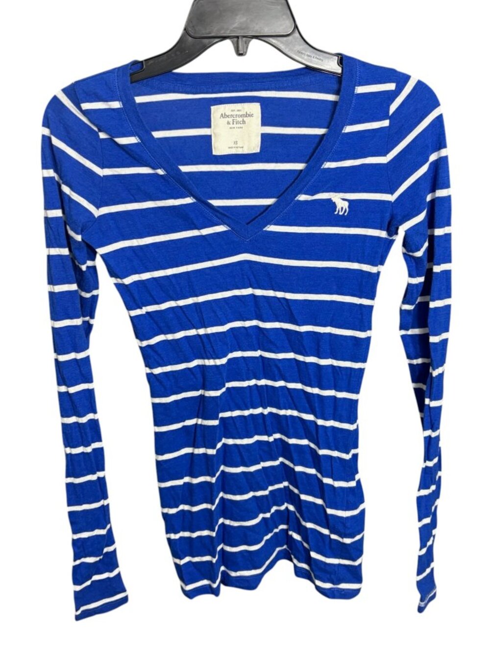 Abercrombie & Fitch Long Sleeve Shirt V-Neck Size XS